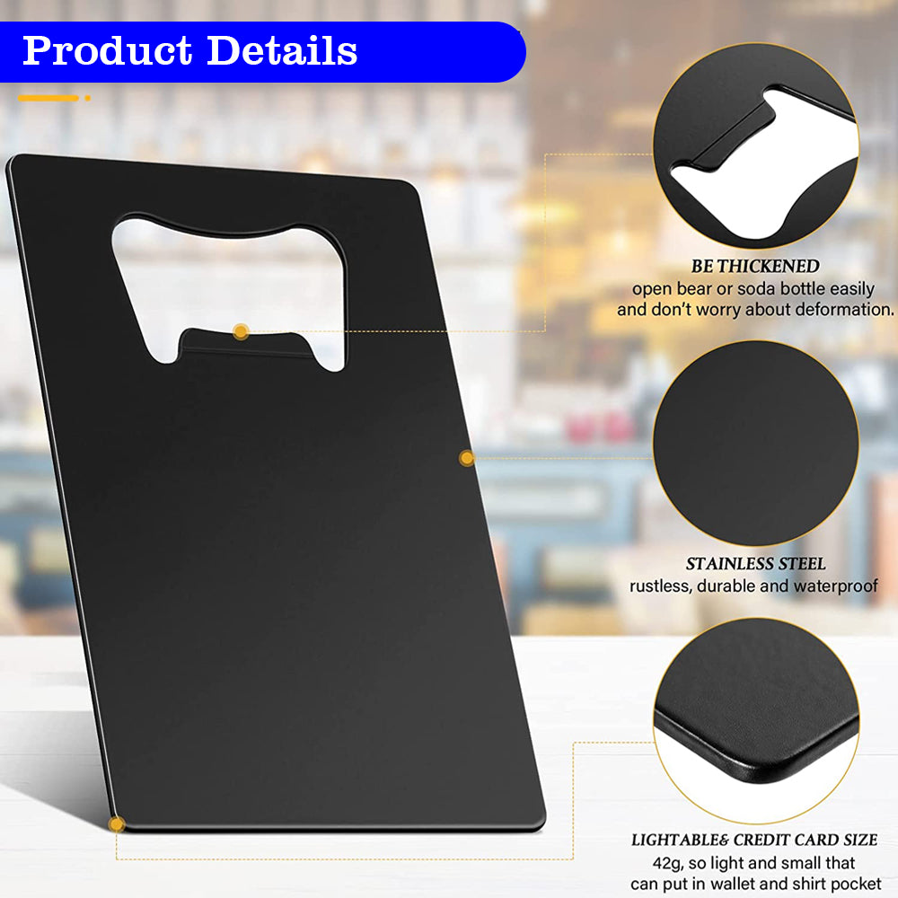 Customized logo credit card bottle opener