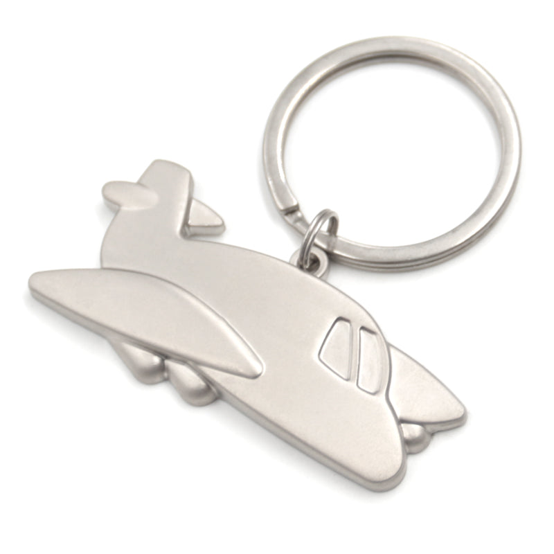 Die cast aircraft metal keychain