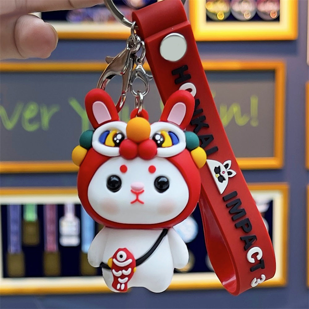 Cute 3D Pvc Silicone Keychain