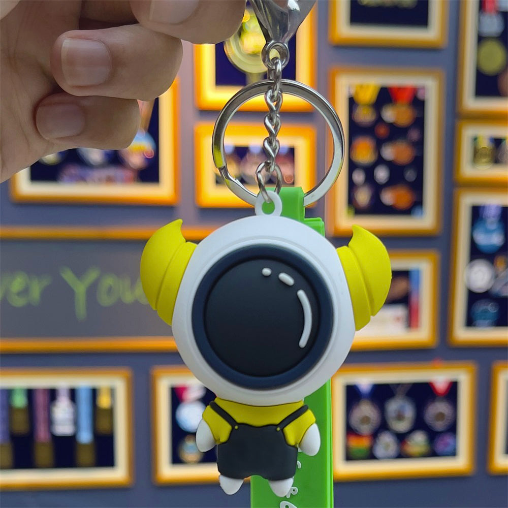 Cute 3D Pvc Silicone Keychain