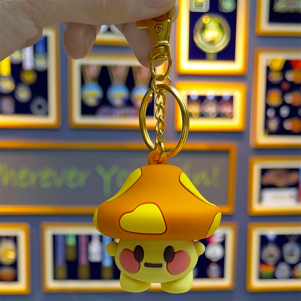 Cute 3D Pvc Silicone Keychain