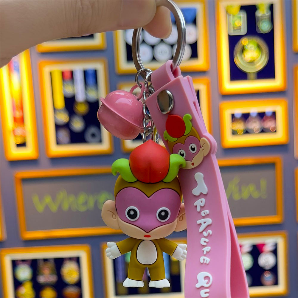 Cute 3D Pvc Silicone Keychain