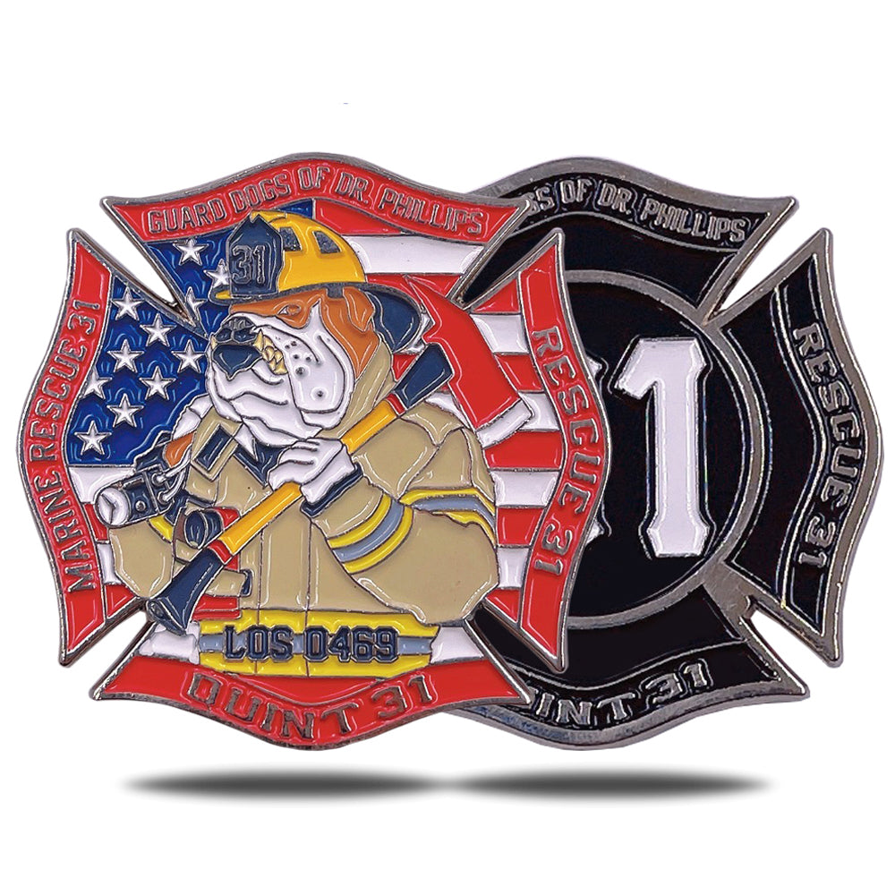 Metal Police Challenge Coin