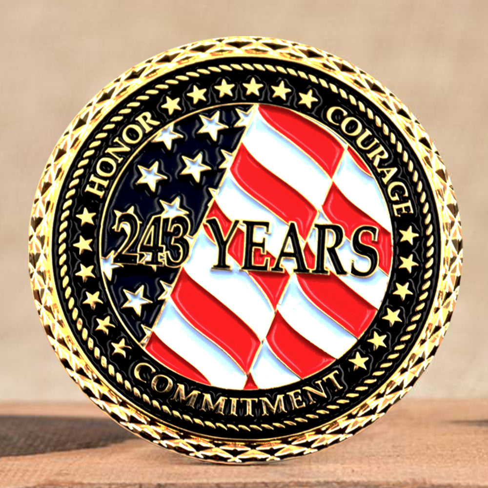 Metal 3D Military Challenge Coin