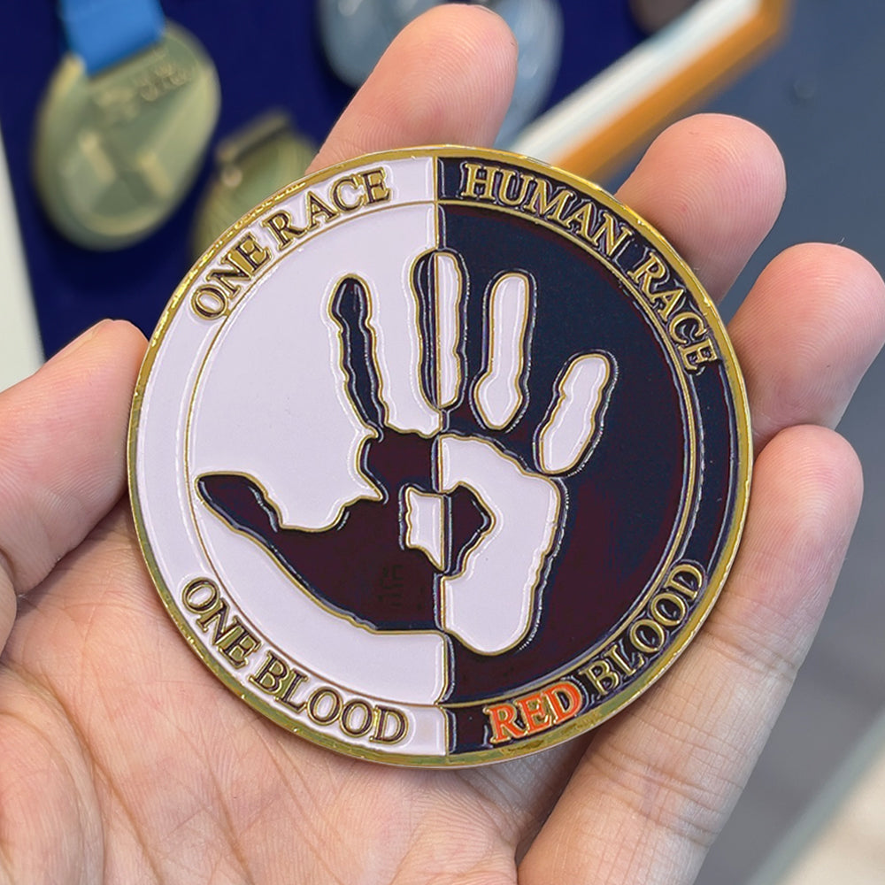 Customize your own logo metal challenge coins