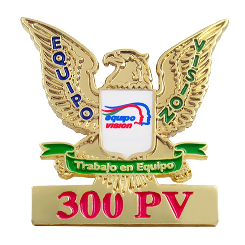 Custom plating gold military eagle lapel pin