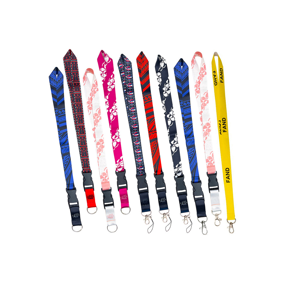 Sublimated neck polyester lanyard