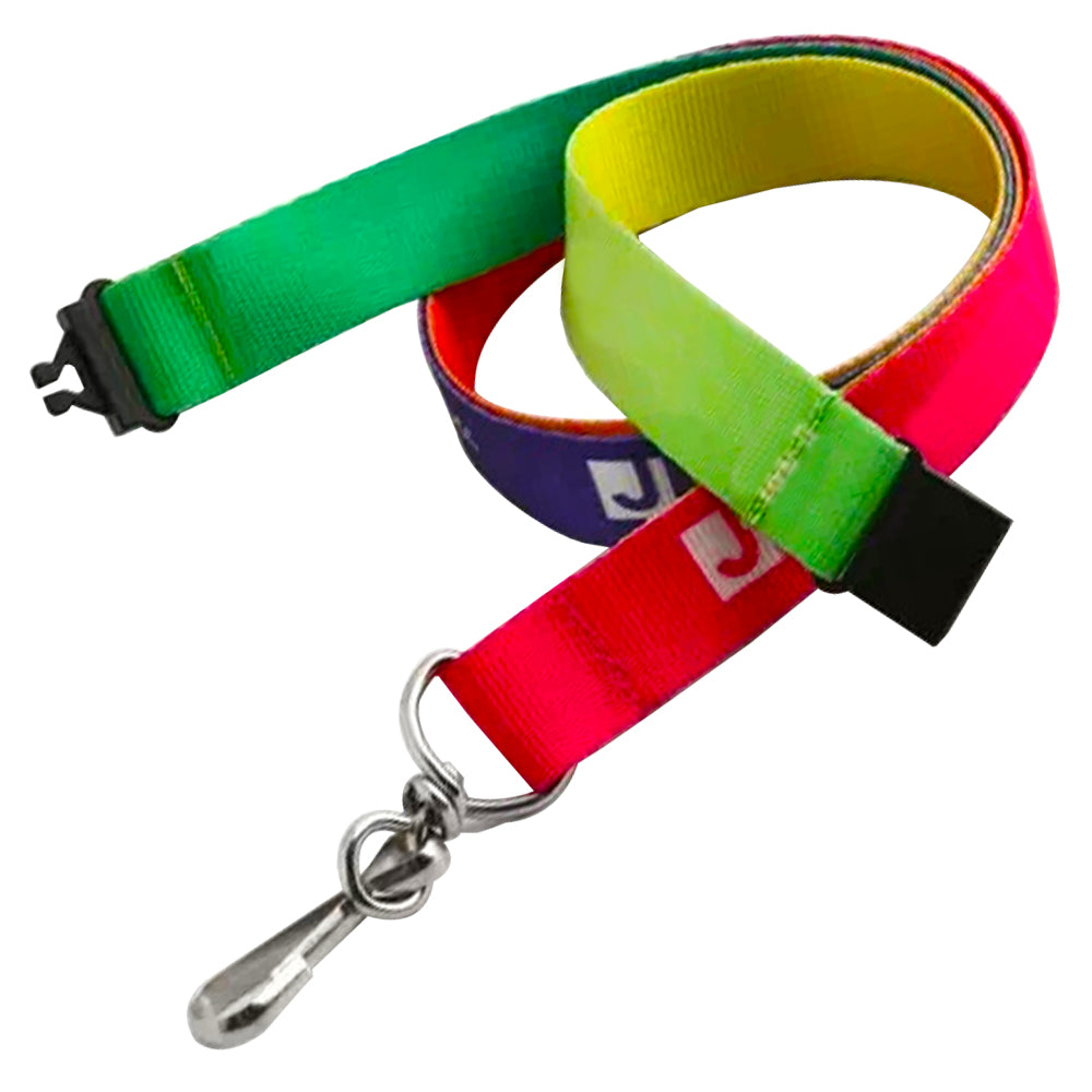 Custom neck sublimation logo polyester lanyard