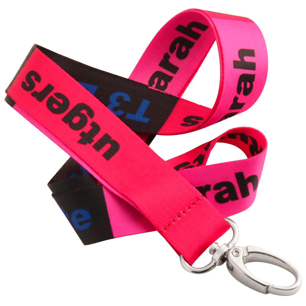 Sublimated neck polyester lanyard