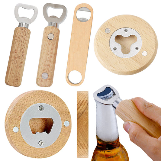 Wholesale wooden beer bottle opener