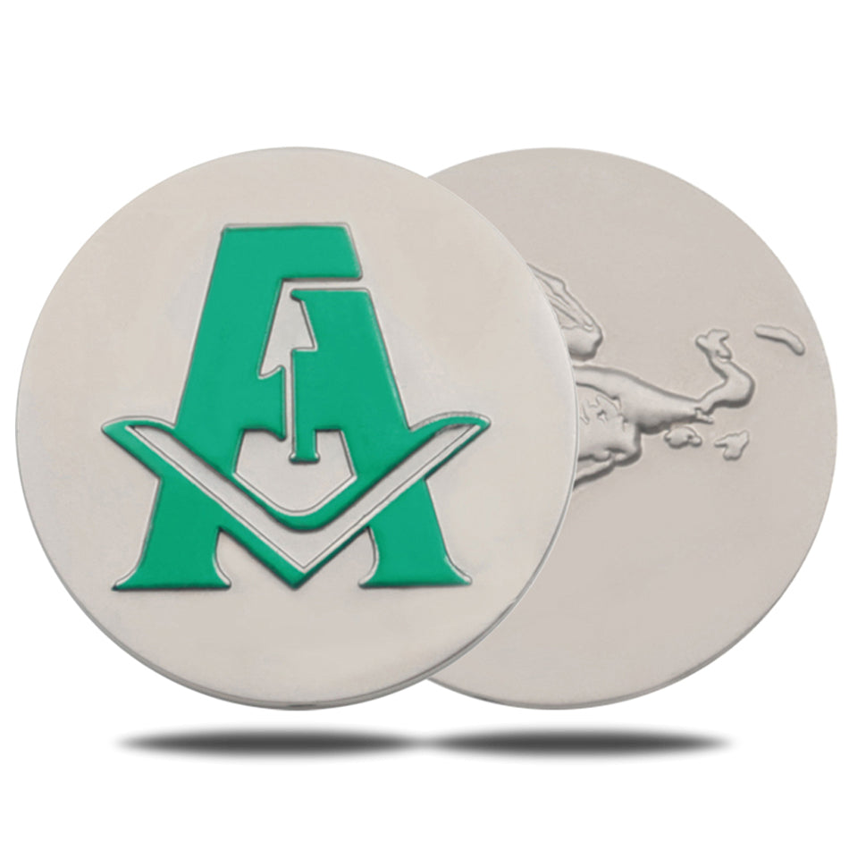 Custom logo metal challenge coin