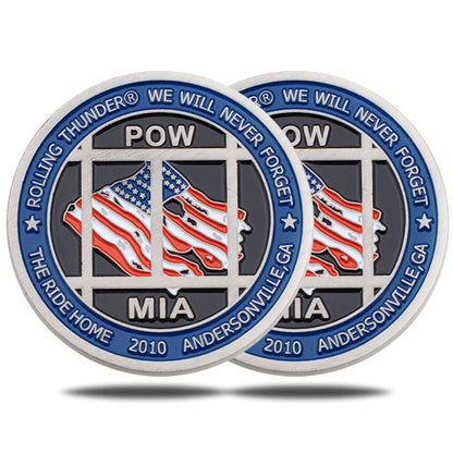 Metal Enamel Firefighter Challenge Coin