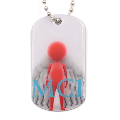 Epoxy event commemorative dog tag necklace