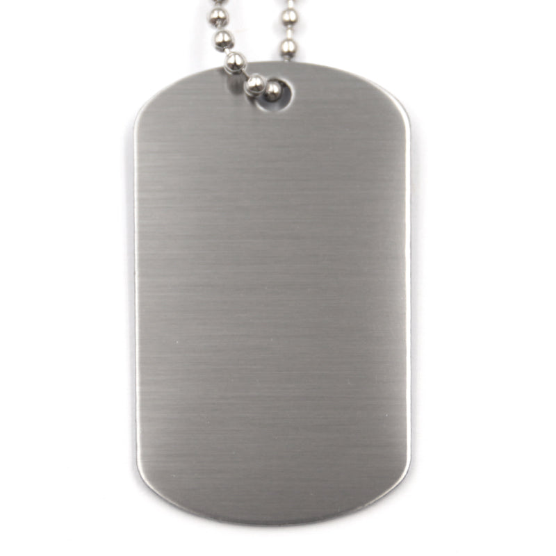 Epoxy event commemorative dog tag necklace