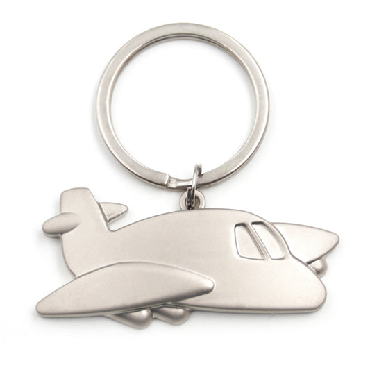 Die cast aircraft metal keychain