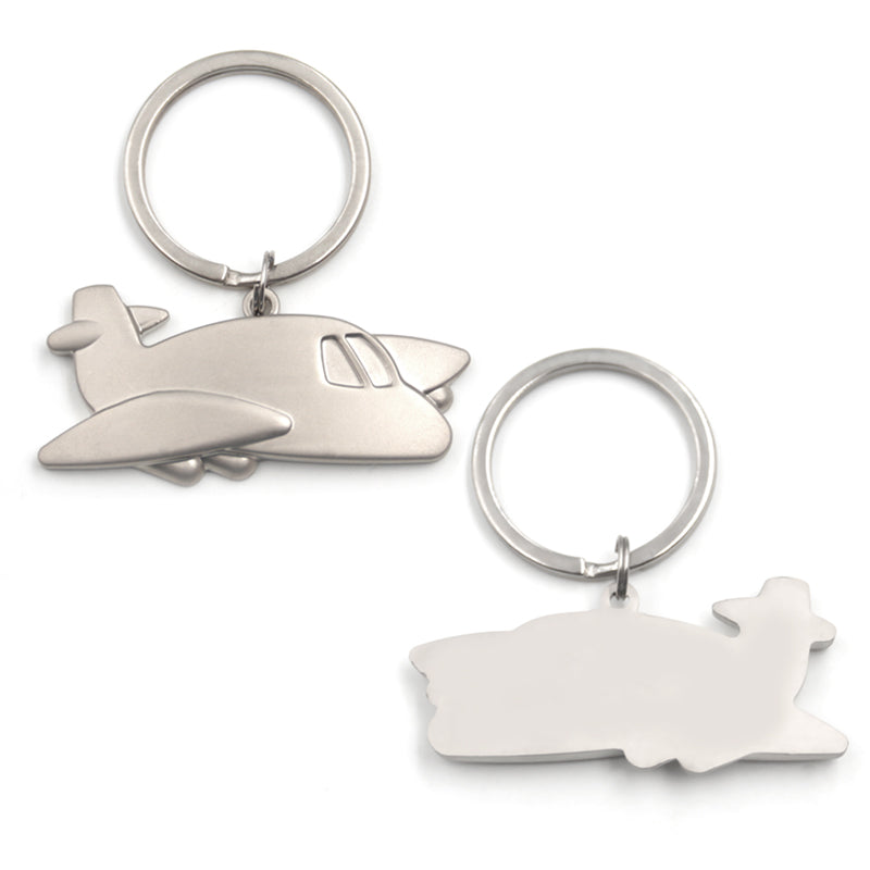 Die cast aircraft metal keychain