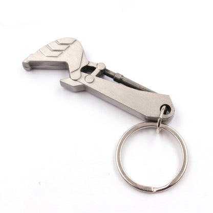 3D Excavator Hook Bottle Opener Keychain