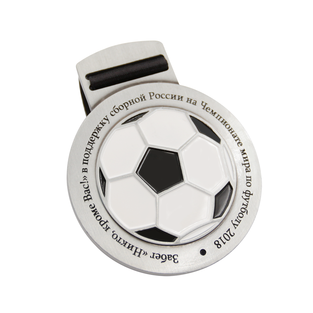 Custom design zinc alloy 3D soccer medal