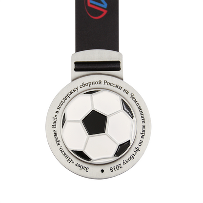 Custom design zinc alloy 3D soccer medal