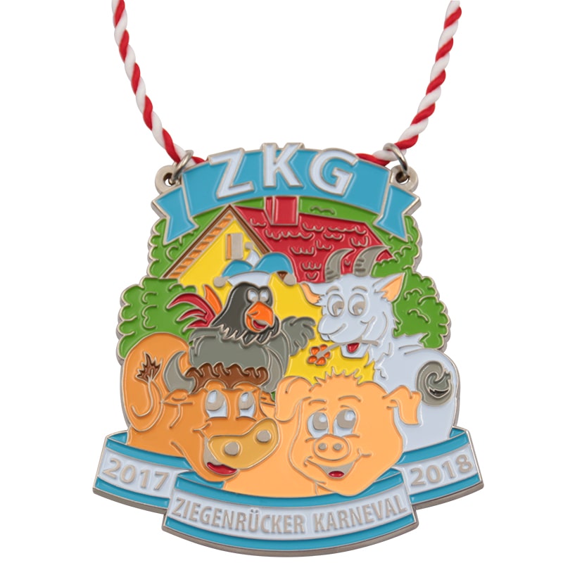 Wholesale price enamel animal activity medal