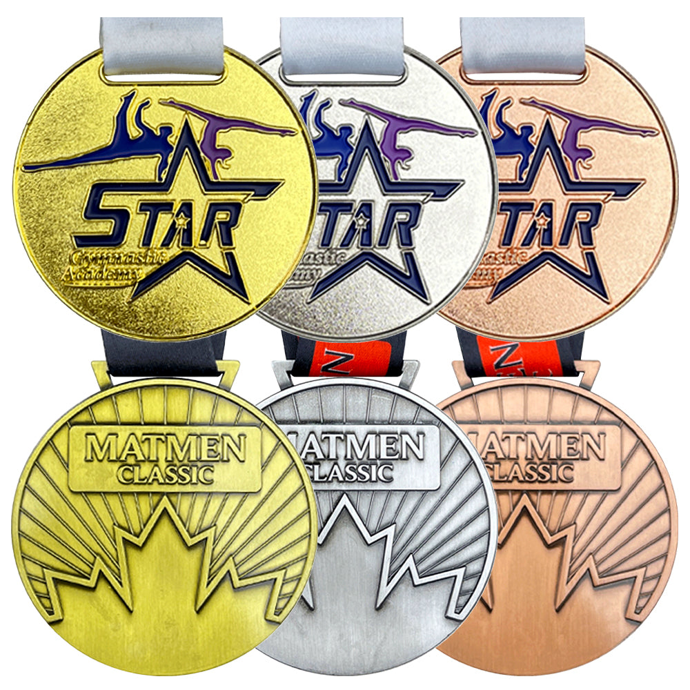 Metal hollow cut metal sports medal