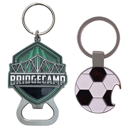 Custom logo 2d soft enamel keychain