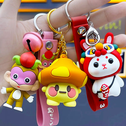 Cute 3D Pvc Silicone Keychain