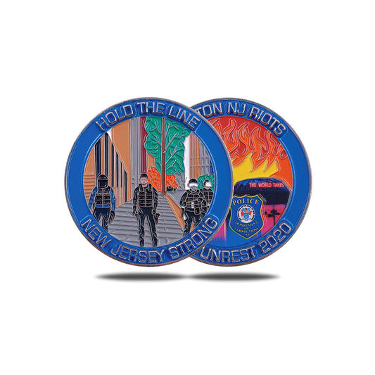 Metal Police Challenge Coin