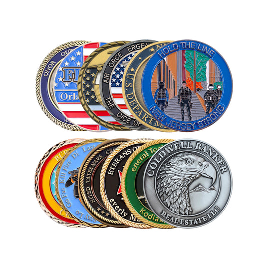 Metal 3D Military Challenge Coin