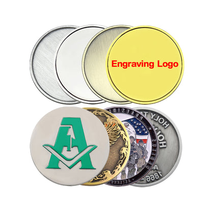 Custom logo metal challenge coin