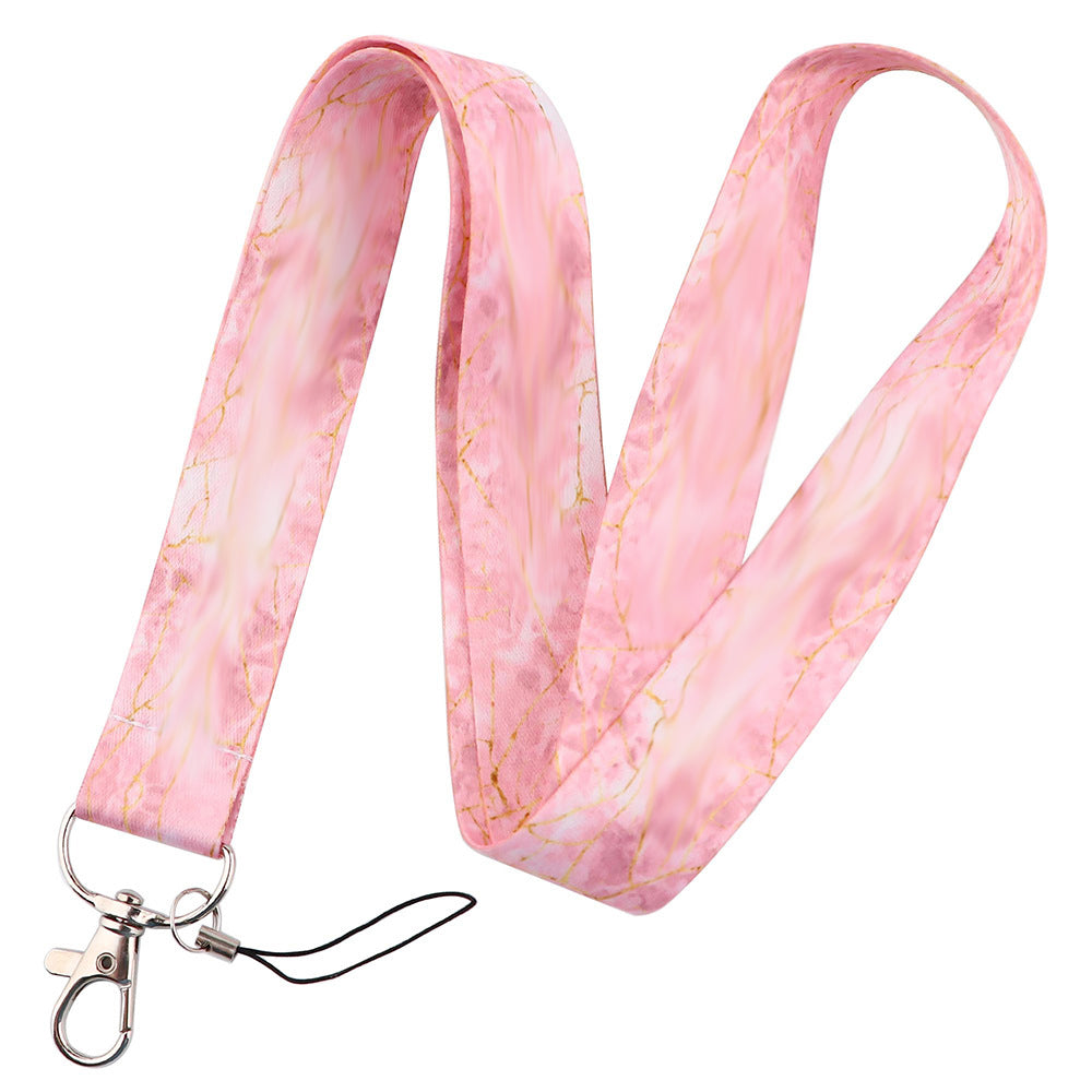 Blank sublimated logo neck polyester lanyard