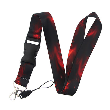 Blank sublimated logo neck polyester lanyard