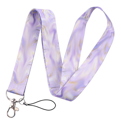 Blank sublimated logo neck polyester lanyard